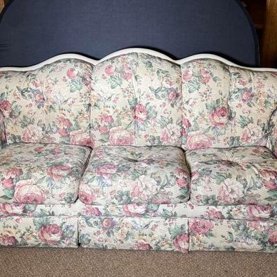 “England/Corsair, Inc.” Floral Sofa