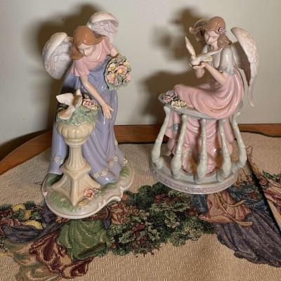 Porcelain Hand Painted Angels 