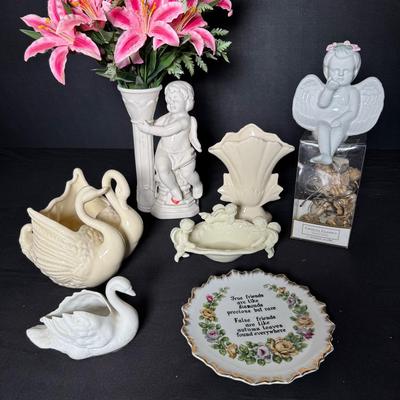 Angel And Swan Decor 