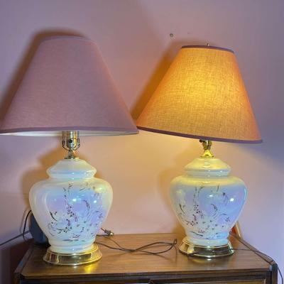 Iridescent Table Lamps