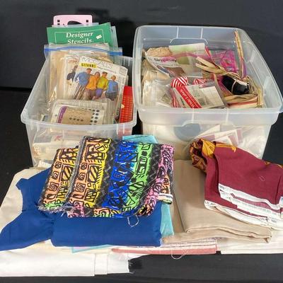 Patterned Fabric Grab Bag