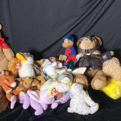 Beanie Babies and Stuffed Animal Grab Bag 