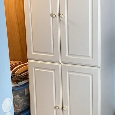 White Wood Cabinet 