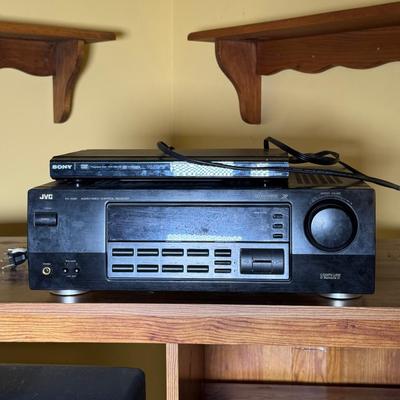 Sony DVD And JVC Audio/Video Control Receiver 