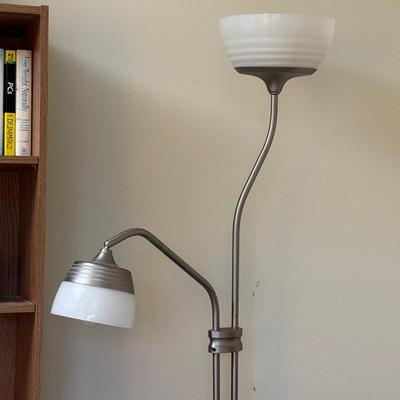 Two shade floor lamp