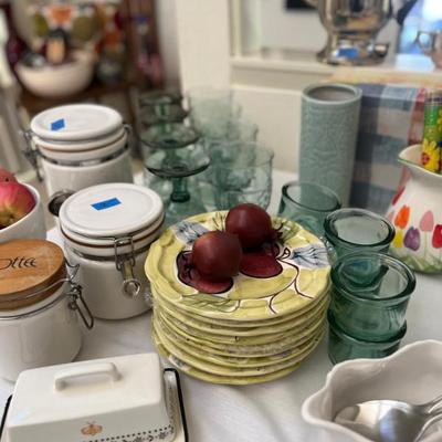 HAND PAINTED DESSERT PLATES