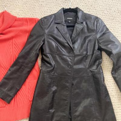 VINTAGE LEATHER 3/4 COAT