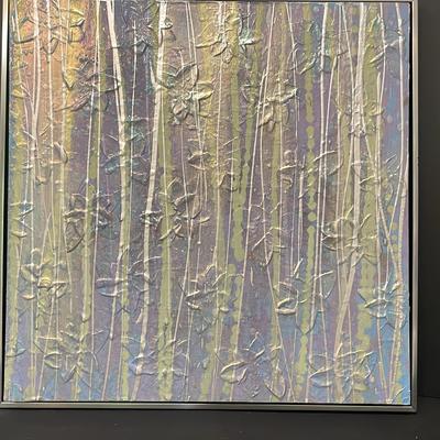 Framed Abstract Floral
