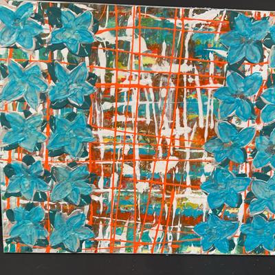 Plaster & Acrylic Painting