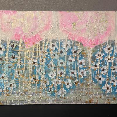 Floral Abstract 48”x 24”