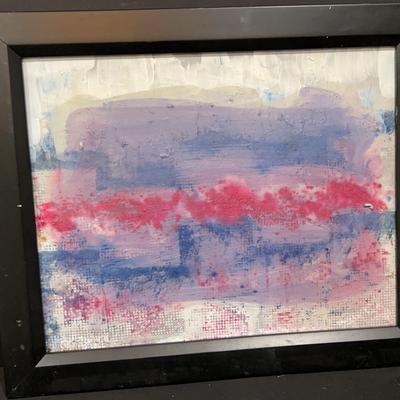Framed Acrylic Painting