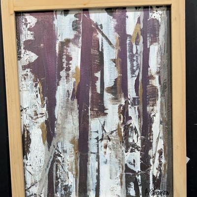 Framed Acrylic Painting 