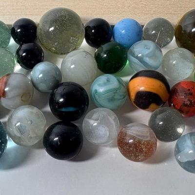 Variety of Interesting Marbles