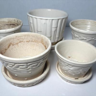 McCoy Pottery & RedWing Pottery Planter Pots