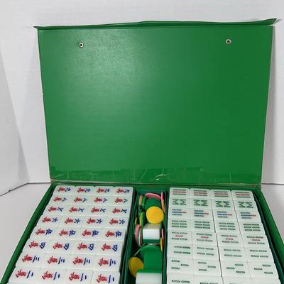 Mah Jong Vintage Tile Game With Vinyl Case