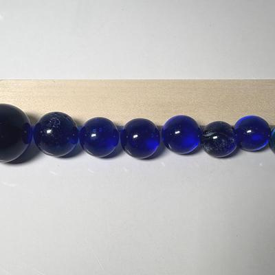 Cobalt Blue Glass Marbles
