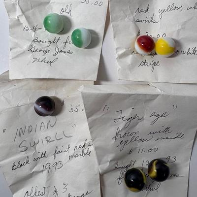 Gorgeous Vintage Swirl Glass Marbles