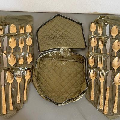 Gold flatware japan l1600 5