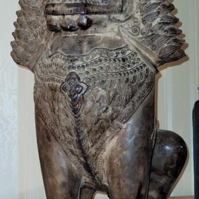 Sale Photo Thumbnail #13: Lg. Foo Dog in Cermamic