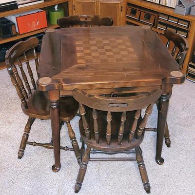 Ethan Allen pine game table