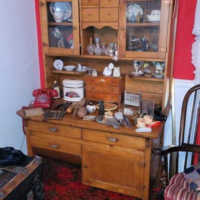 Antique Bakers Cabinet