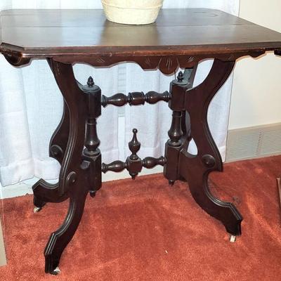 Sale Photo Thumbnail #53: Original finish Victorian side table