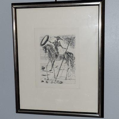 Sale Photo Thumbnail #4: Salvador Dali 'Don Quixote'