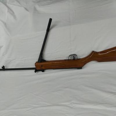 Vintage Chinese Under Lever  Wood Stock High Powered .177 Pellet Rifle 
