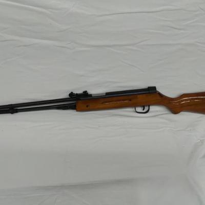 Vintage Chinese Under Lever  Wood Stock High Powered .177 Pellet Rifle 