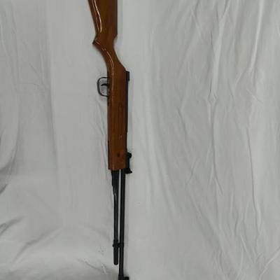 Vintage Chinese Under Lever  Wood Stock High Powered .177 Pellet Rifle 