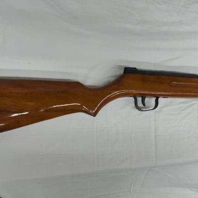 Vintage Chinese Under Lever  Wood Stock High Powered .177 Pellet Rifle 