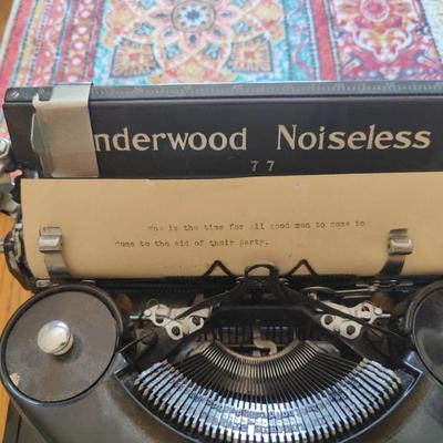 1935 underwood noiseless 77 