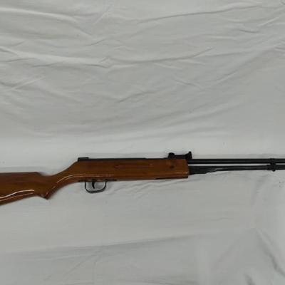 Vintage Chinese Under Lever  Wood Stock High Powered .177 Pellet Rifle 