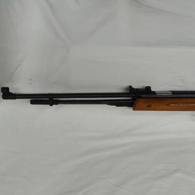 Vintage Chinese Under Lever  Wood Stock High Powered .177 Pellet Rifle 