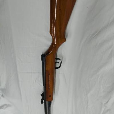 Vintage Chinese Under Lever  Wood Stock High Powered .177 Pellet Rifle 