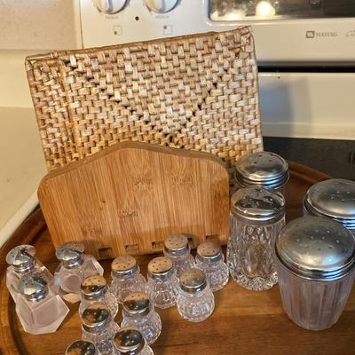 Knife Block, Knife Block, Mini Salt And Pepper Shakers, Lazy Susan, Napkin Rings