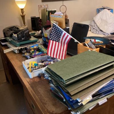 Mystery lot of office stuff