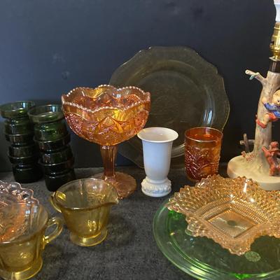 Depression Glass, Goebel Lamp And More