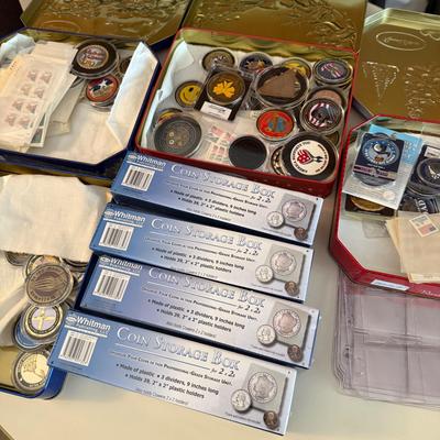 Collectible Coins Northwest Territorial Mint, Challenge, Coin Storage Boxes, Coin Sleeves And Stamps