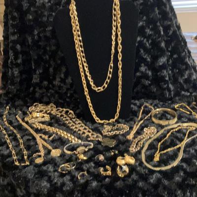 Gold Colored Costume, Jewelry