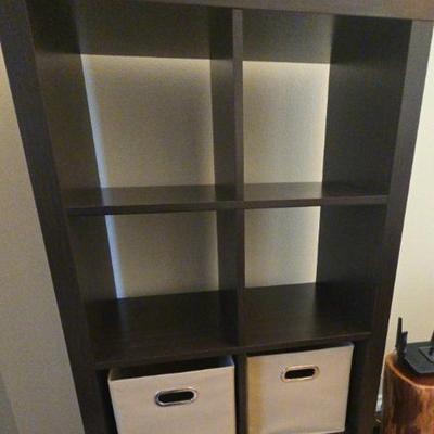 Ta337 dark brown cube organizer
