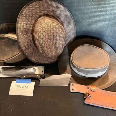 Ta231 3 american hat makers straw hats