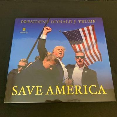 Ta252 save america book signed by donald trump