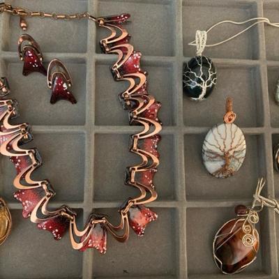 Ta280v tree stone jewelry collection