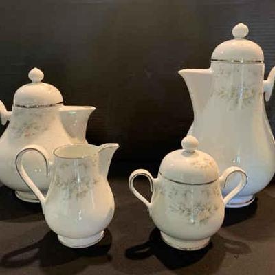 Ta157 noritake china ireland patience coffee and tea service