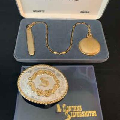 Ta281 pocket watch belt buckle