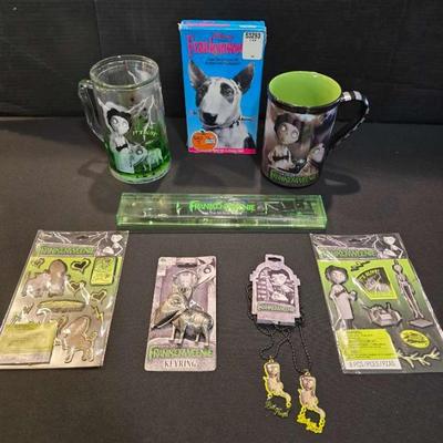 Ta184 frankenweenie cups watch and original vhs movie