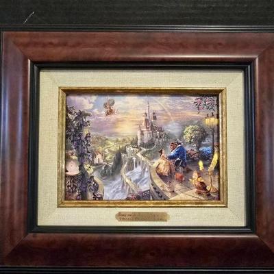 Ta226 thomas kinkade studios beauty and the beast