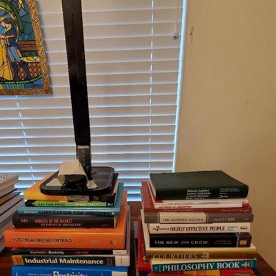 Ta328 books and lamp