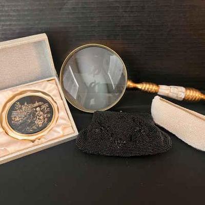 Ta171 vintage damascene compact in original box